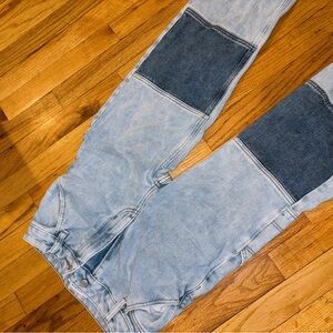 Stylish Two-Tone Women’s Jeans